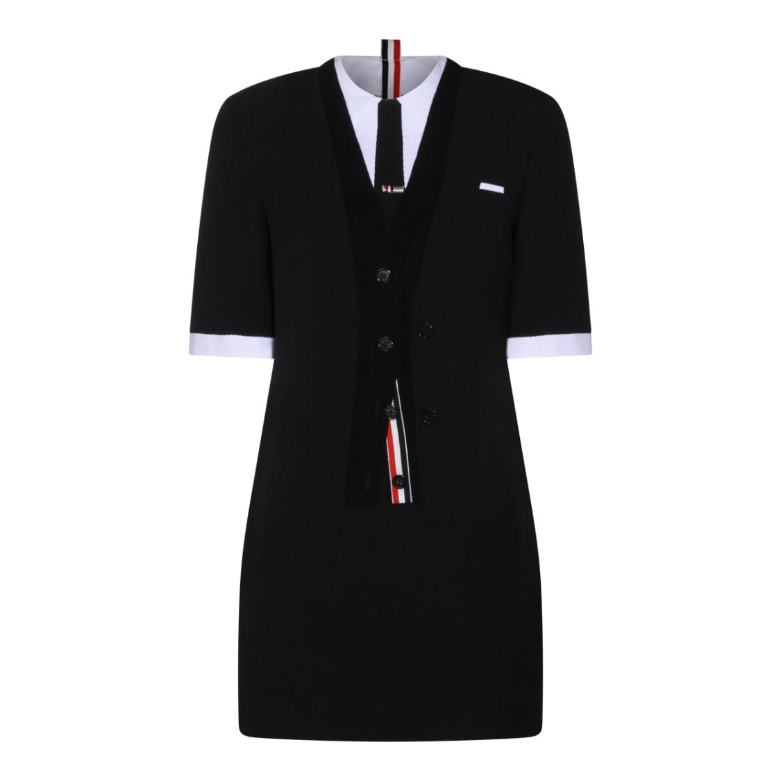 Thom Browne Tailored Black Mini Dress