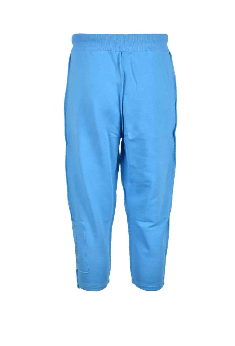 Takeshy Kurosawa Relaxed Fit Turquoise Tracksuit Bottoms With Adjustable Drawstrings