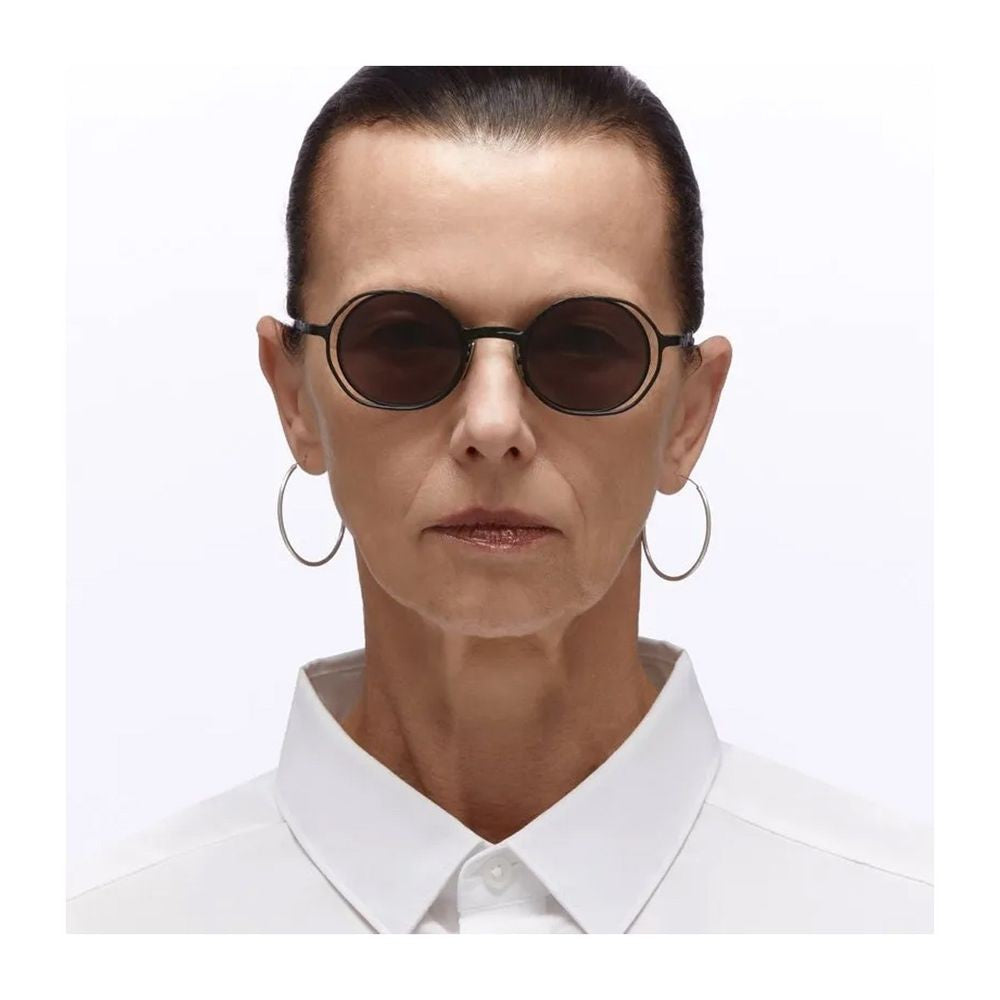 Kuboraum Mask H11 Round Sculpted Metal Sunglasses