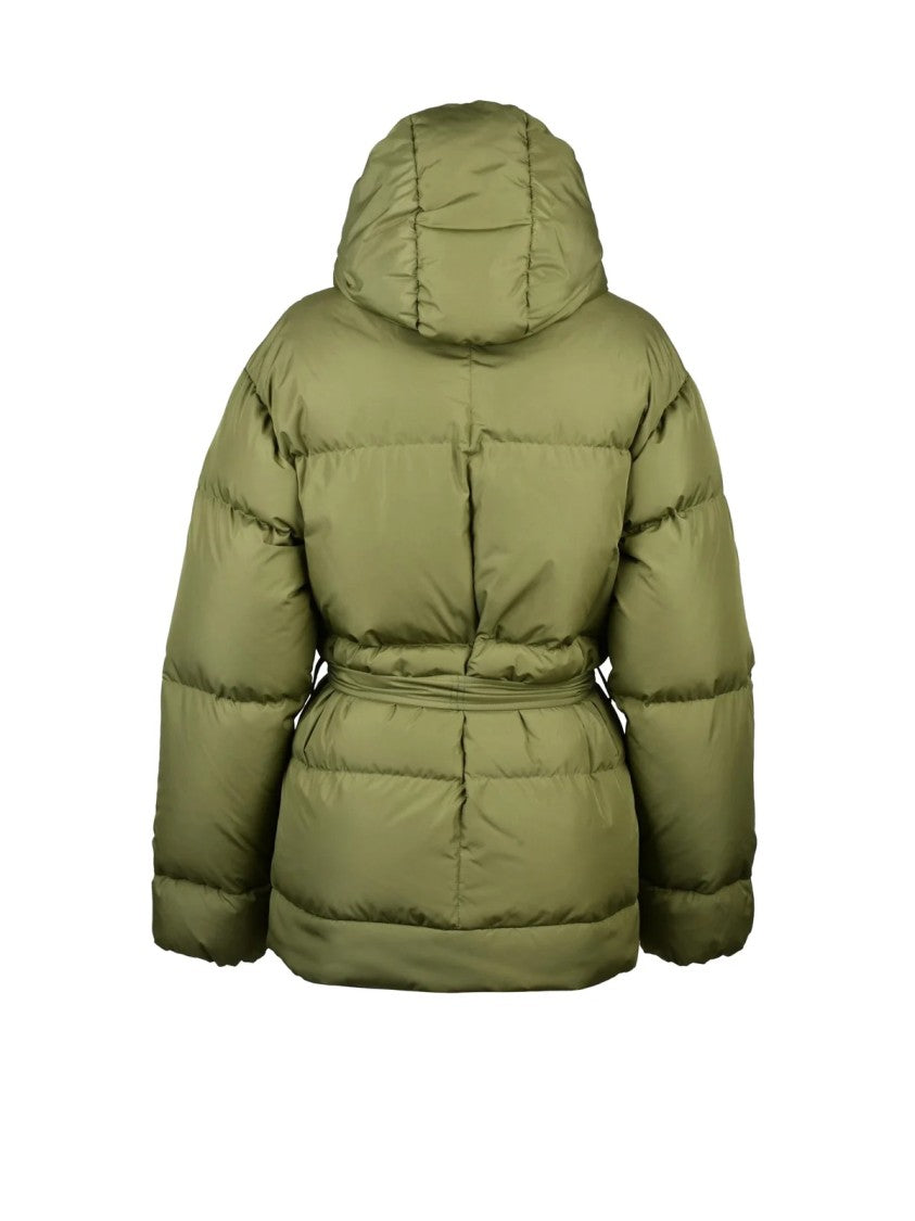 Bacon Olive Green Polyester Oaks 75 Down Jacket
