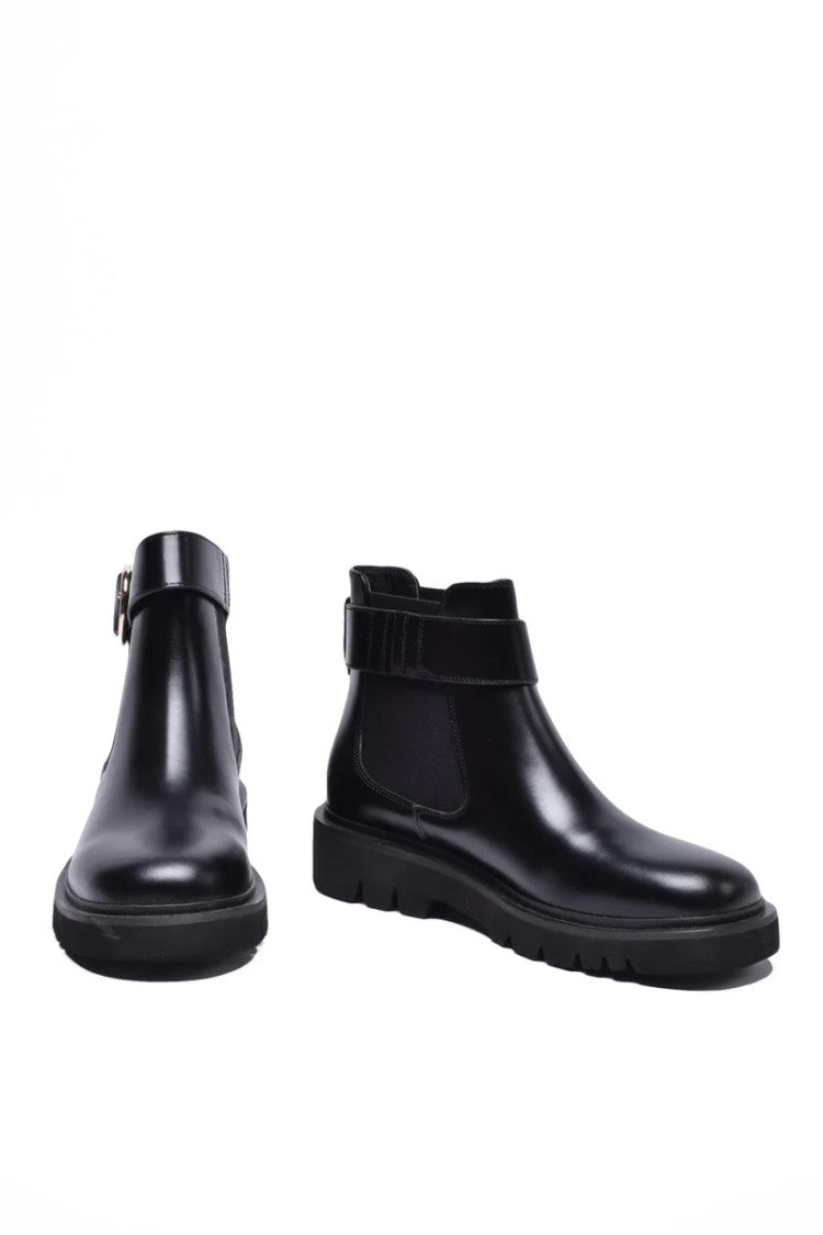 Marella Beatles Ankle Boot Black - Black