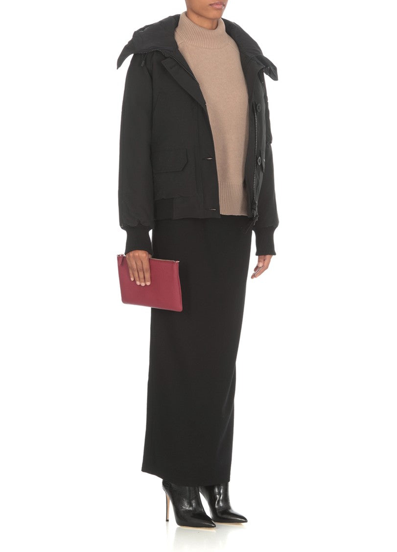 Canada Goose Black Tech Fabric Padded Down Jacket