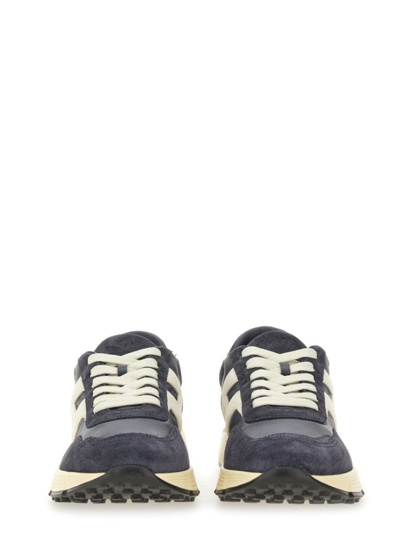 Hogan Black Hyperlight Calfskin Mutton Sneakers