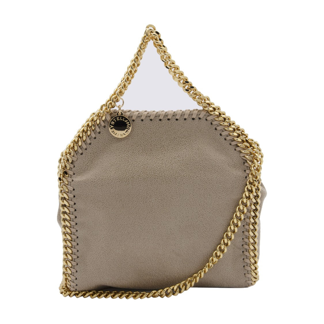 Stella Mccartney Structured Shoulder Bag With Gold-Tone Chain Detailing
