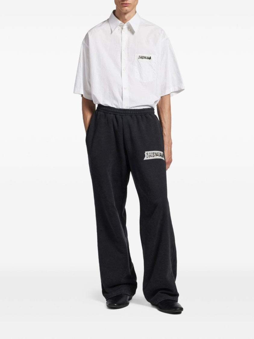 Balenciaga Casual Button-Up Shirt With Boxy Fit