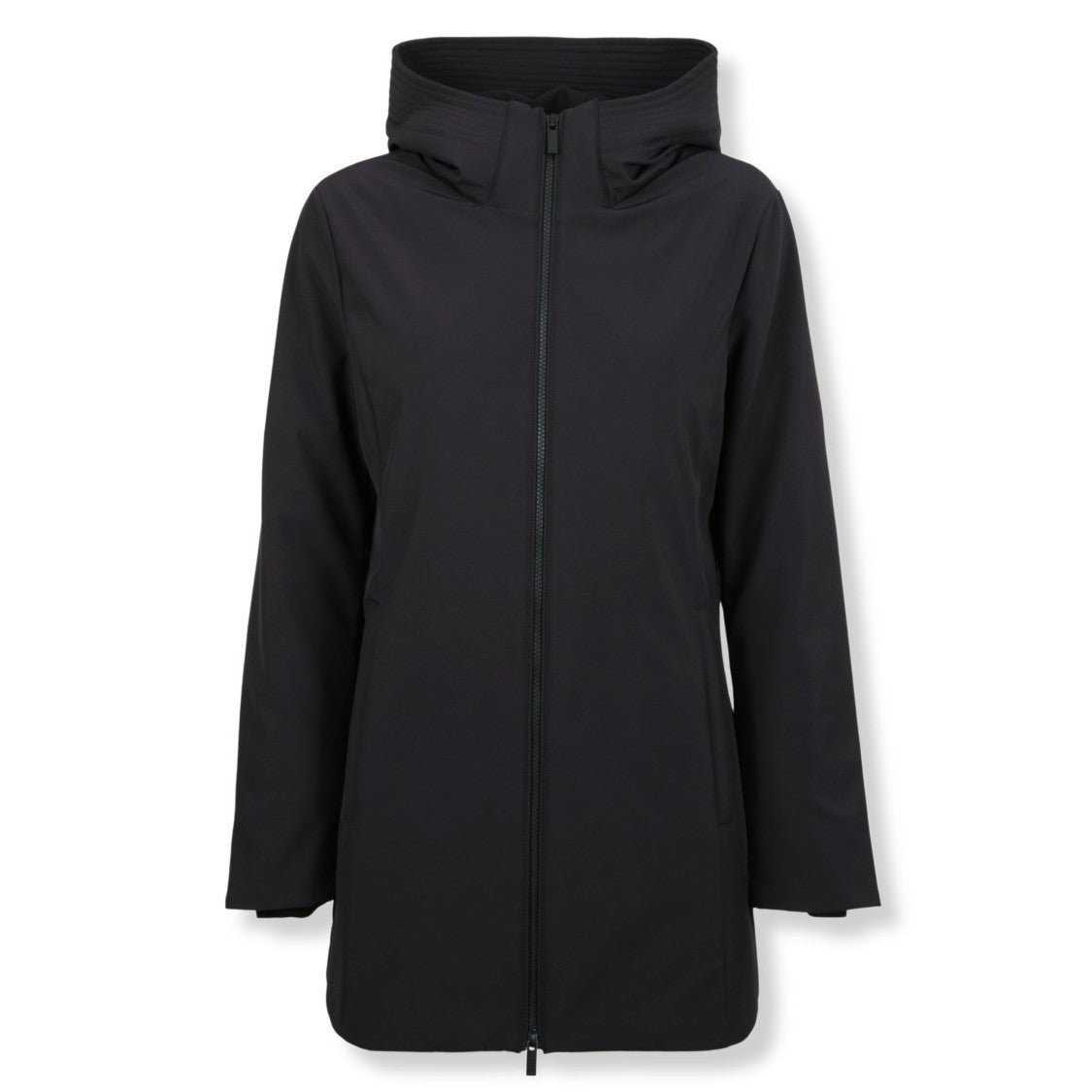 Woolrich High-Collar Parka With Duck Down Insulation