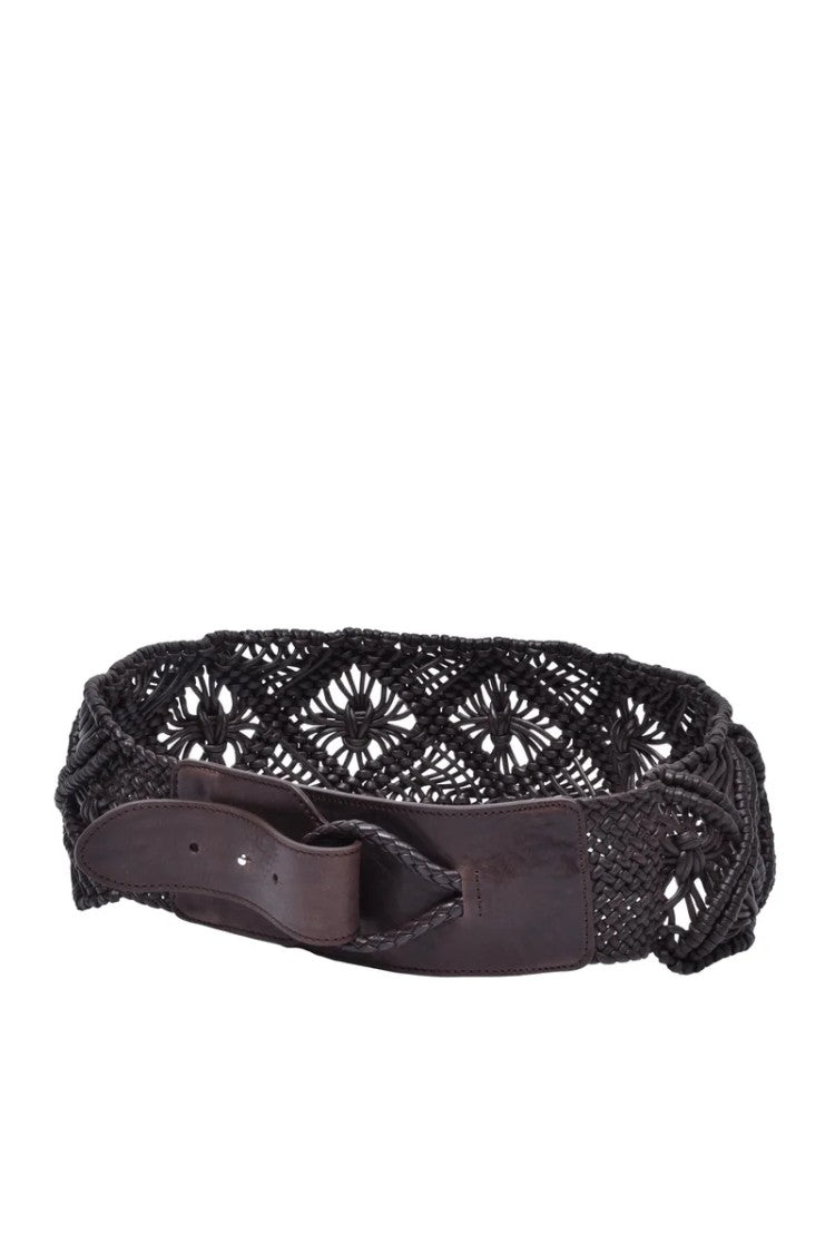 Eleventy Leather Belt - Brown