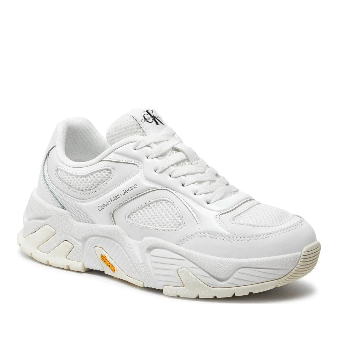 Calvin Klein Jeans White Sculpted Sole Chunky Sneakers