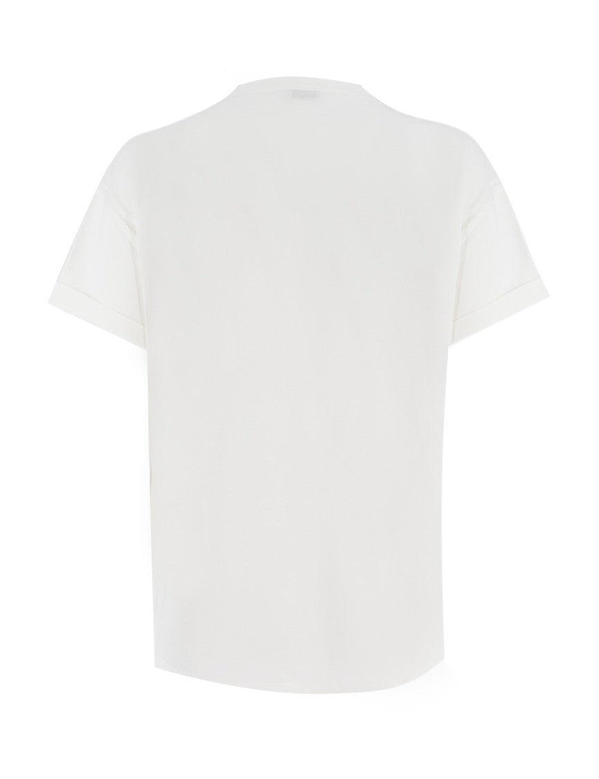 Brunello Cucinelli Regular Fit Cotton T-Shirt With Iconic Decoration