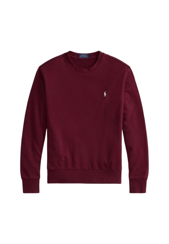 Polo Ralph Lauren Crewneck Sweatshirt In Vintage Washed Burgundy