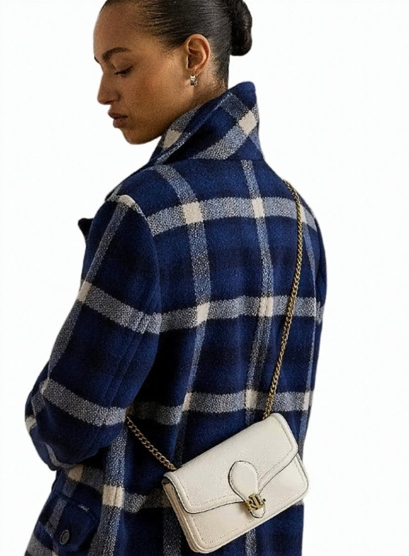 Lauren Ralph Lauren Bradley Hammered Leather Shoulder Bag
