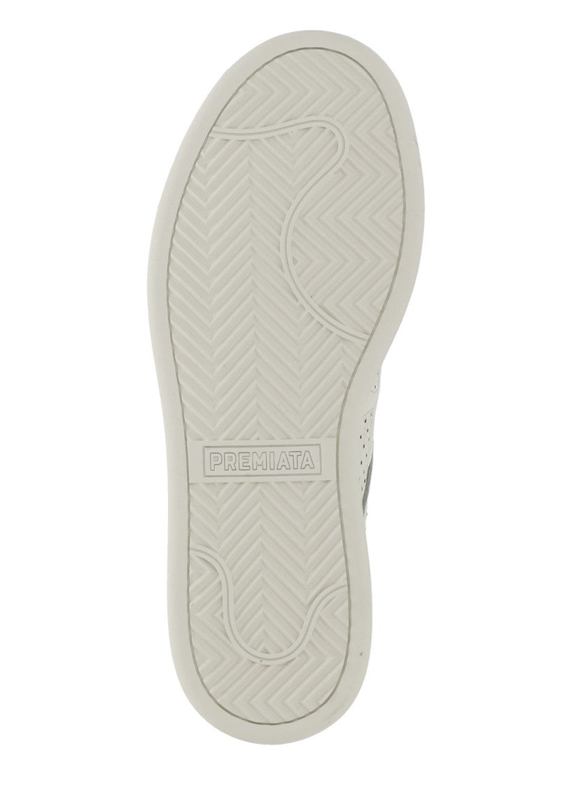 Prmt White Quinn 8251 Perforated Sneakers