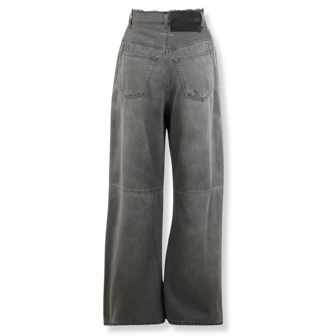 Mm6 By Maison Margiela Wide-Leg Destroyed Jeans