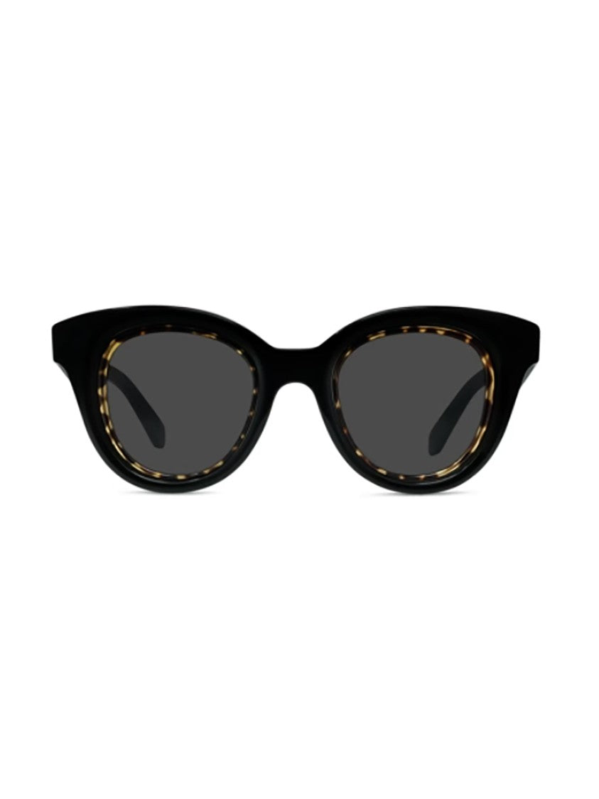 Loewe Lw40183i Oval-Shaped Tortoiseshell Gold Sunglasses