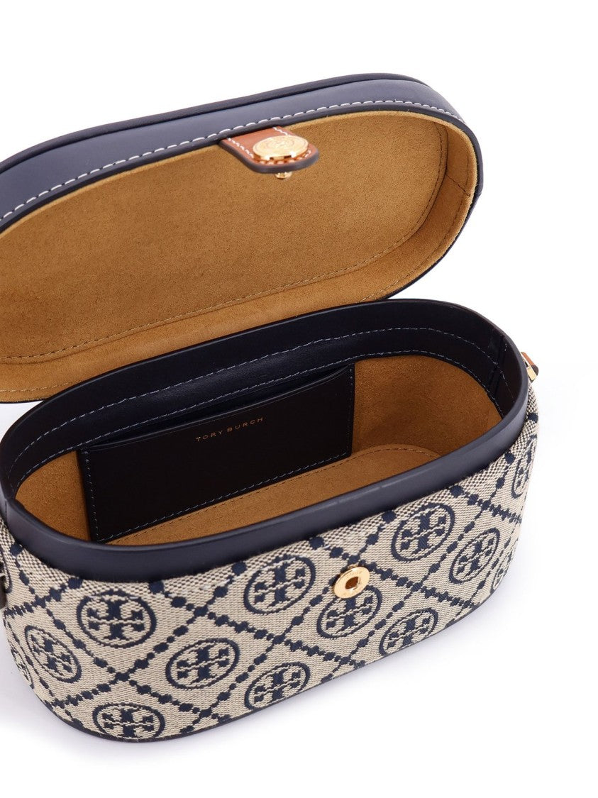 Tory Burch T-Monogram Beauty Case – Beige
