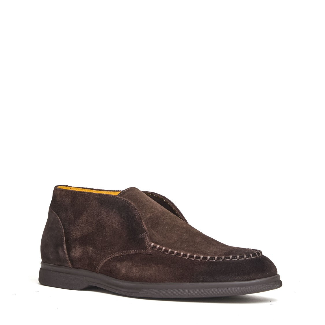 Doucal's Point Suede Ballerinas With Moccasin Toe And Smooth Sole