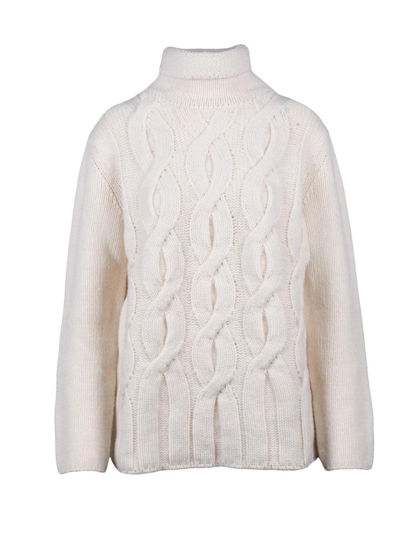 Kangra Intricate High Neck Merino Wool Sweater By Kangra