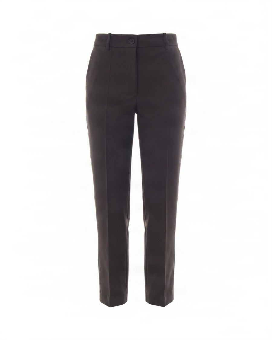 P.A.R.O.S.H. Tailored Slim-Fit Pants With Button Closure And Pockets