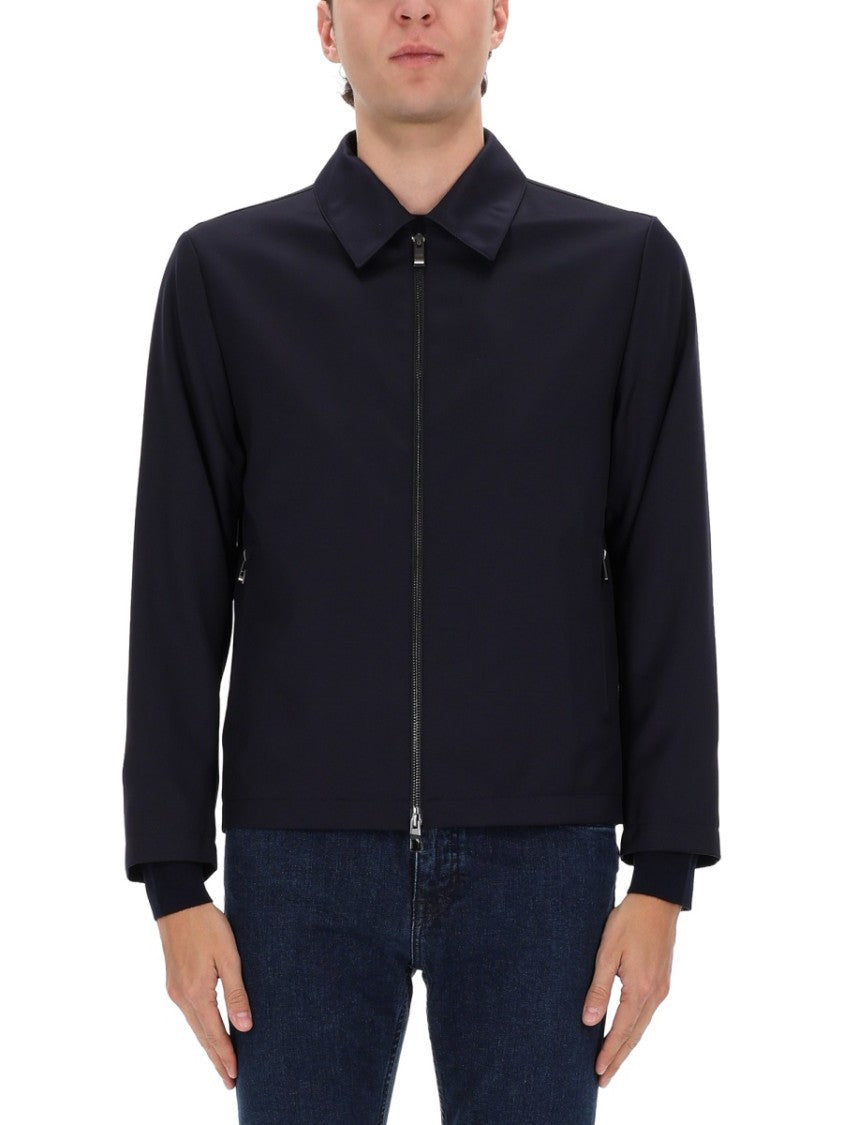 Boss H-Hanry-Wing Slim Fit Virgin Wool Jacket