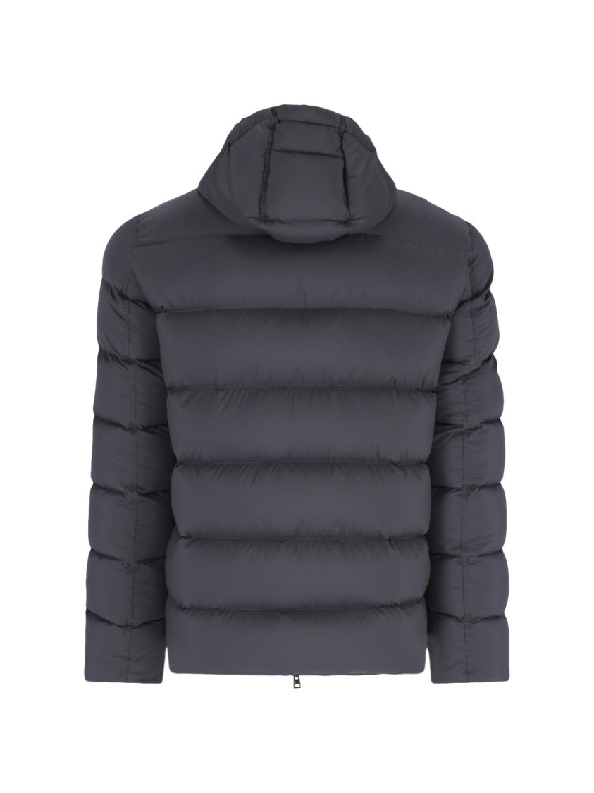Herno Dark Grey Il Bomber Fabric Bomber Jacket