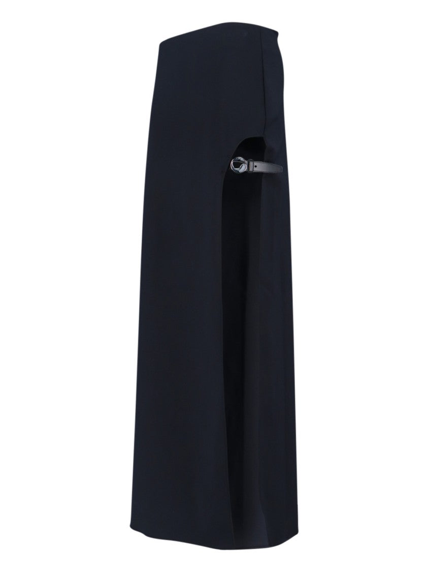 Coperni Maxi Skirt With Garter Detail