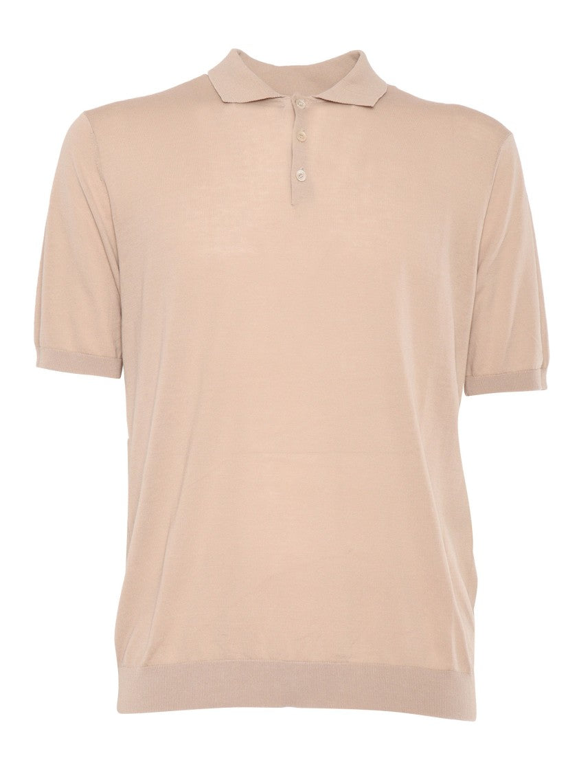 Ballantyne Short Sleeved Polo With Classic Collar