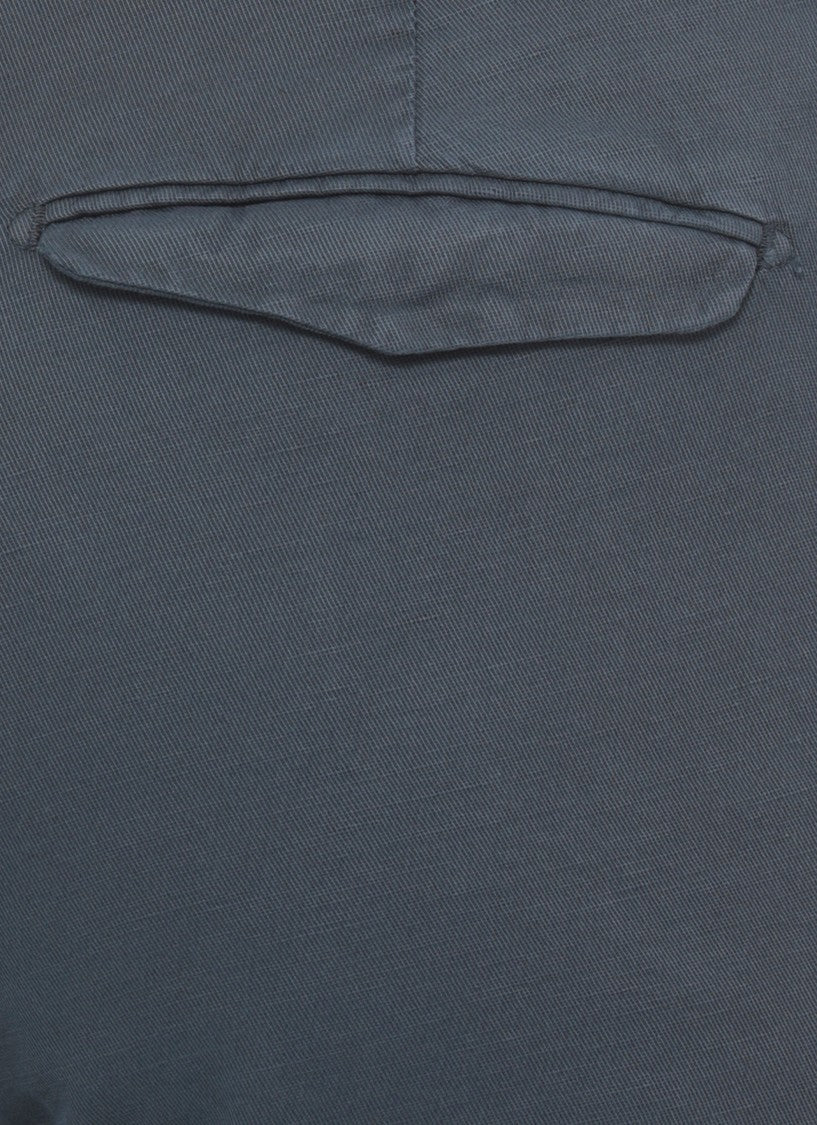 Briglia 1949 Blue Bg21 Cotton Straight-Leg Pants