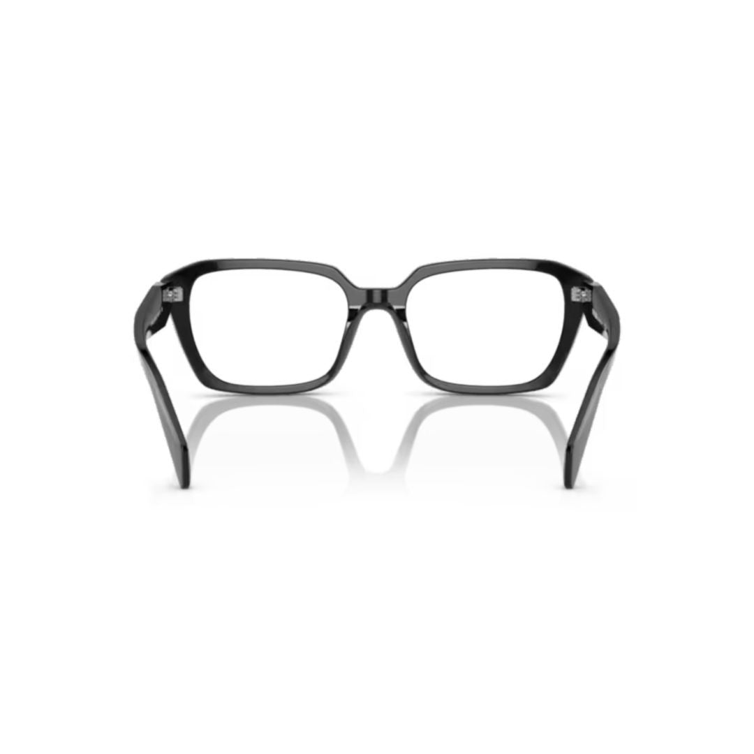 Prada 14Zv Vista Rectangular Black Acetate Eyeglasses