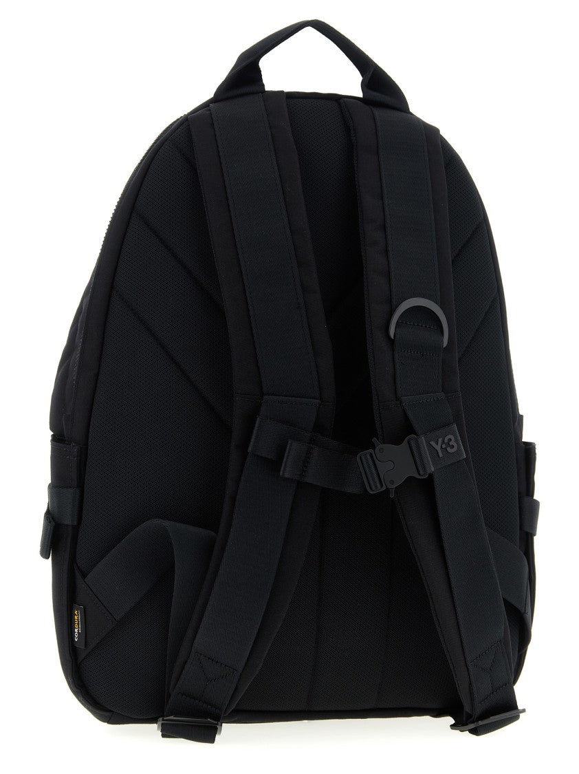 Y-3 Functional Cordura® Backpack With Embossed Logo And Adjustable Features