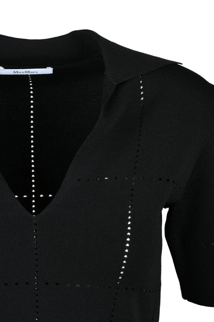 Max Mara Olivi Knit Dress - Black