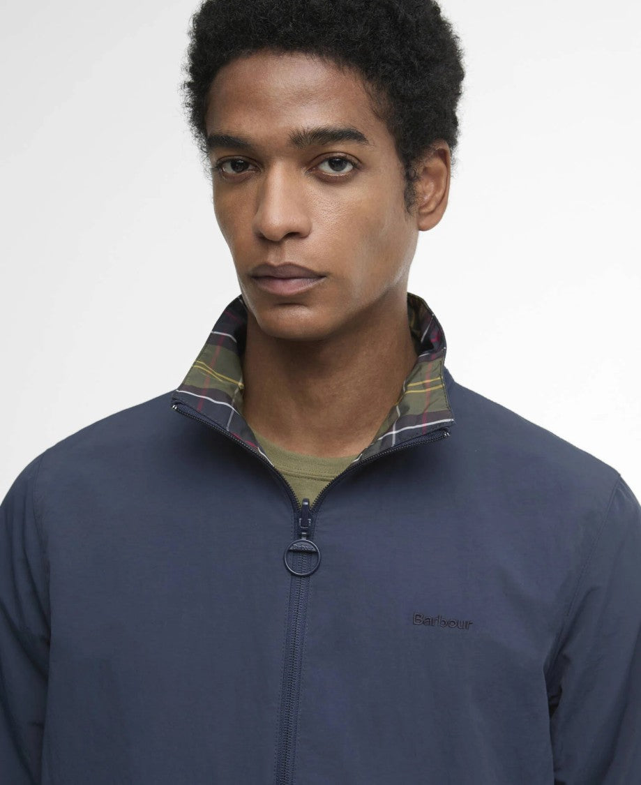 Barbour Navy Blue Reversible Polyamide Jacket