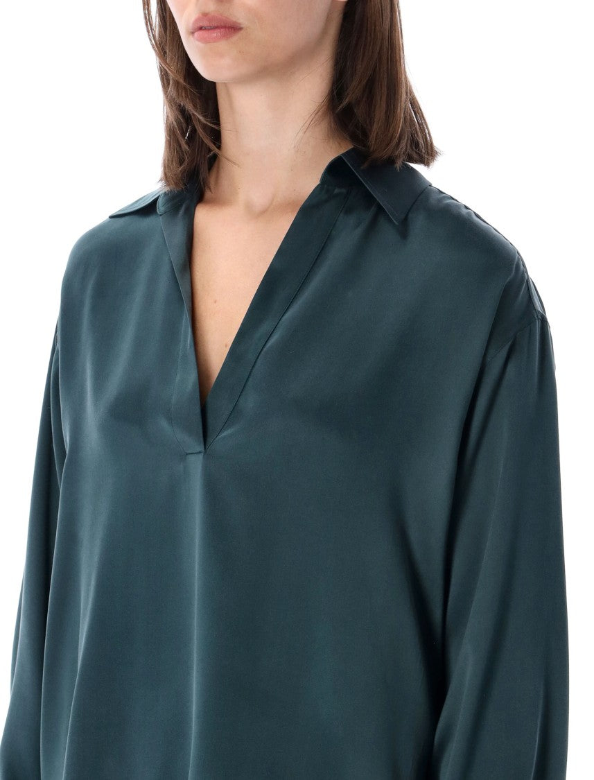 Tom Ford Silk Satin Polo Shirt
