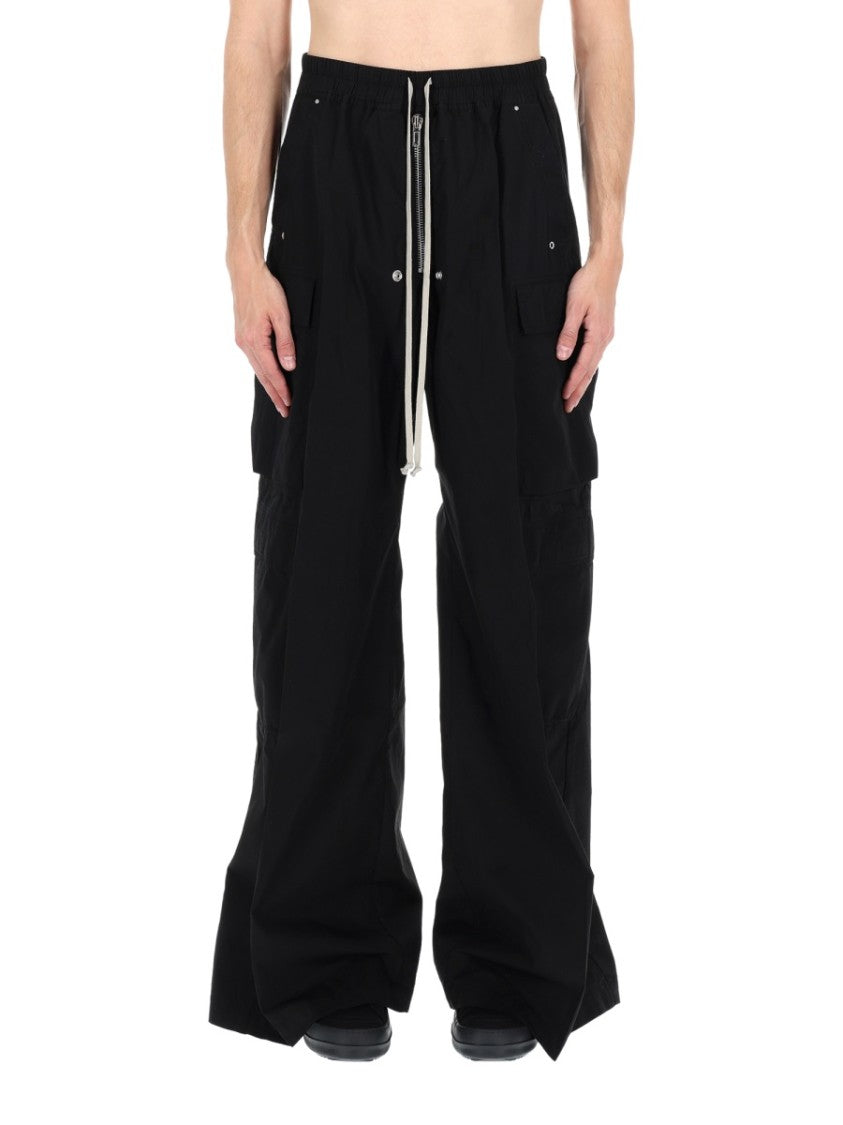 Drkshdw By Rick Owens Jumbo Belas Drawstring Wide-Leg Pants