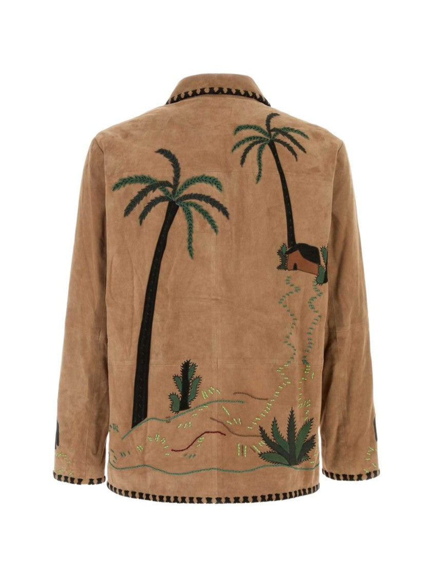 Baziszt Desert-Inspired Suede Shirt