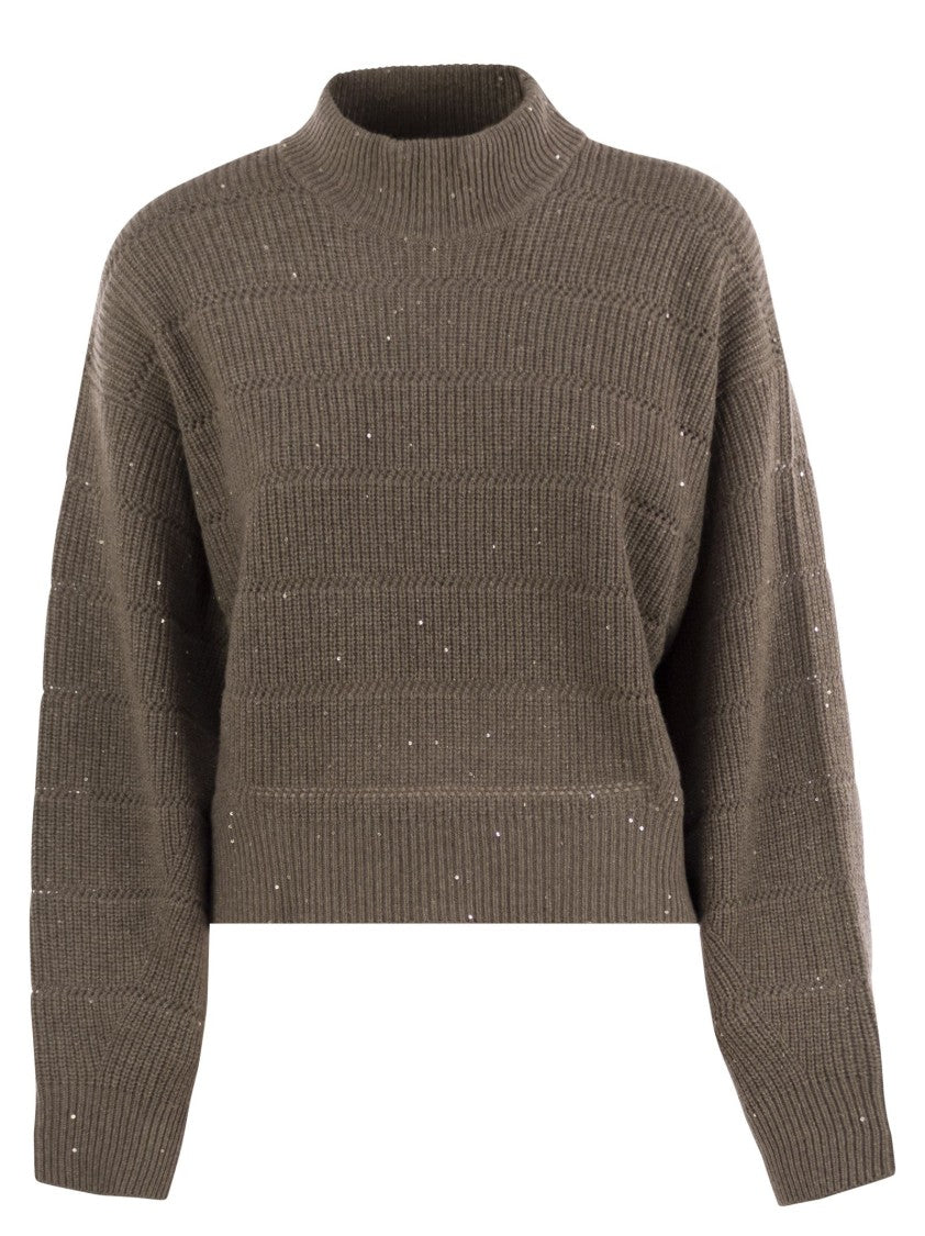 Brunello Cucinelli Cashmere And Wool Turtleneck Sweater