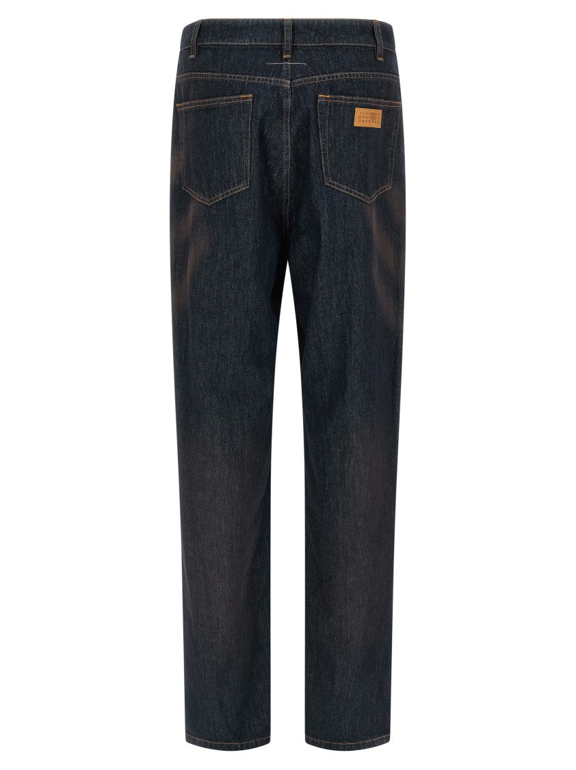 Mm6 By Maison Margiela High-Waist Straight Leg Jeans