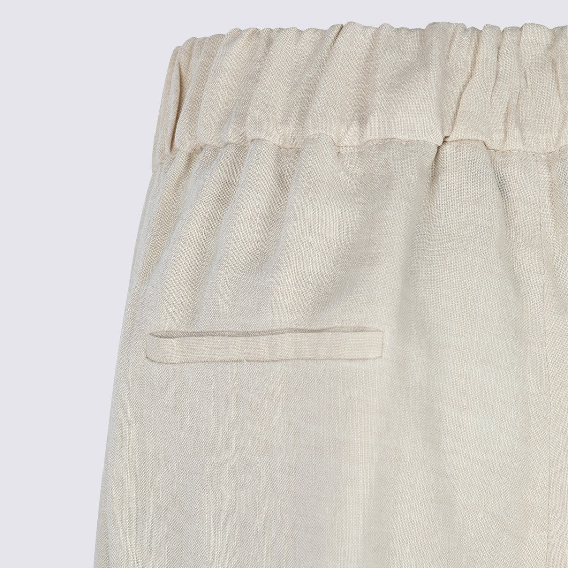 Antonelli Firenze Straight-Leg Trousers With High Waist And Textured Hem