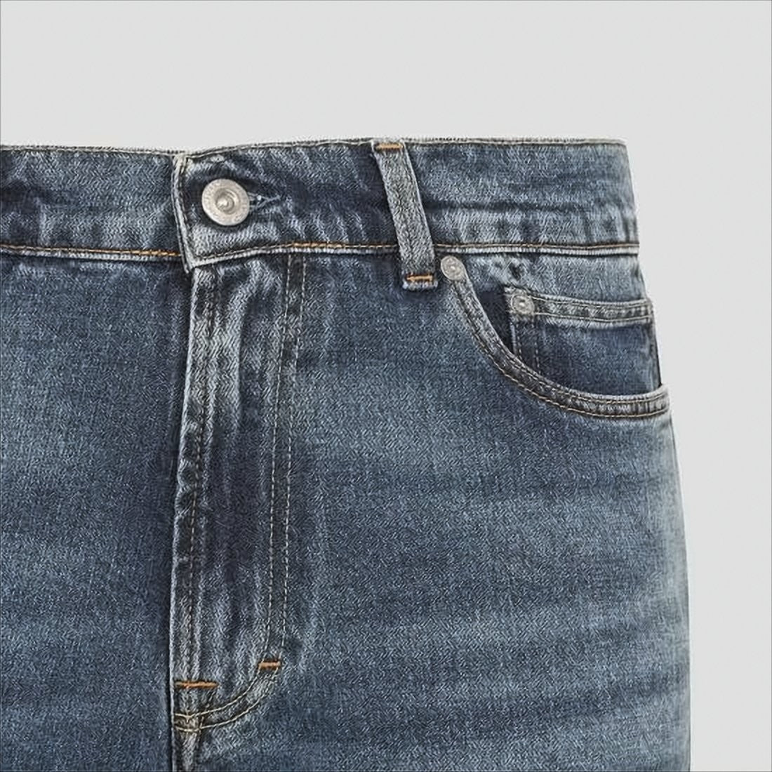 Our Legacy Classic Blue Denim Pants With Flared Leg
