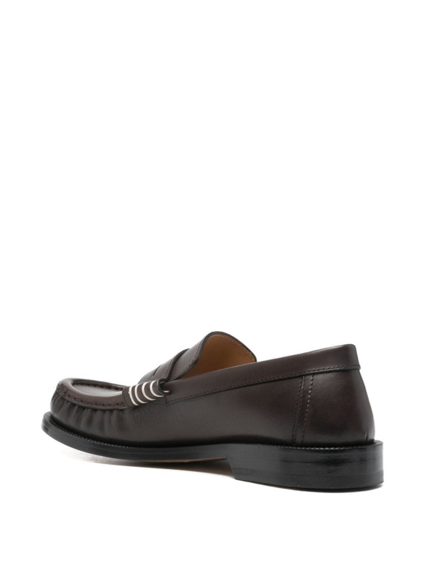 J. W. Anderson Classic Moccasin-Style Silver Flats