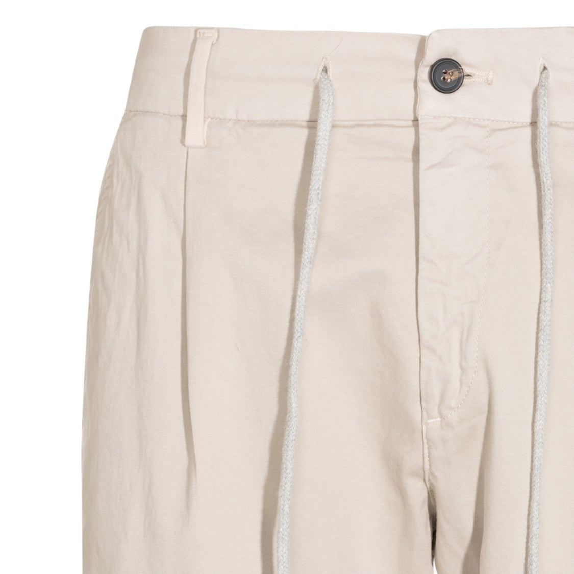 Eleventy Slim Tapered Trousers With High Waist