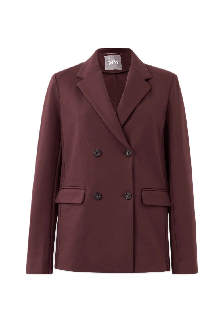 Max Mara Double-Breasted Structured Jacket With Classic Lapel