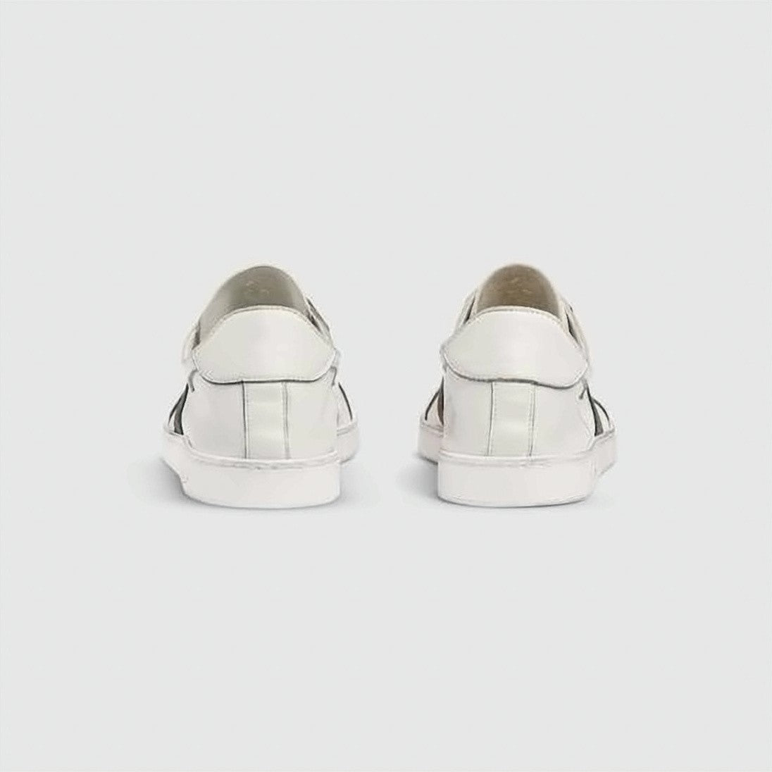 Gucci Gucci Leather Low-Top Sneakers With Iconic Stripe Detail