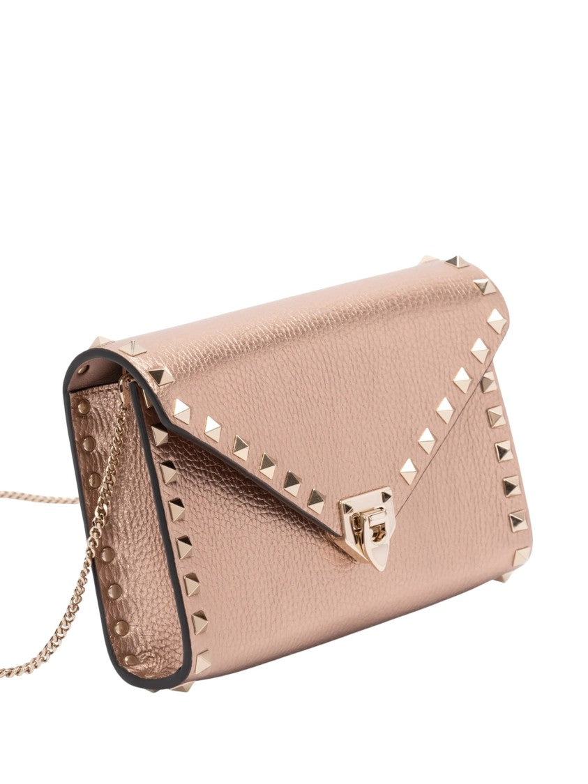Valentino Mini Bag Envelope Metallic Studded Mini Bag