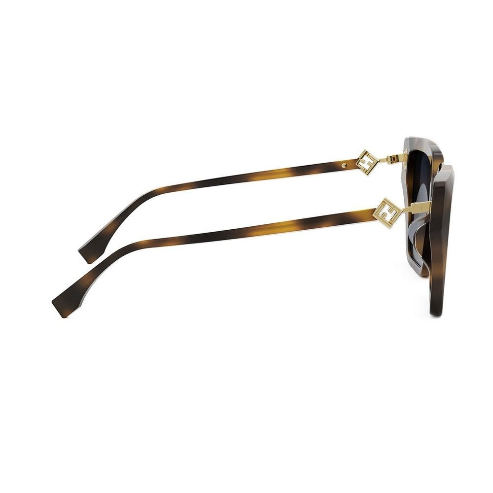 Fendi Ff Diamonds Oversized Square Ff Diamonds Sunglasses