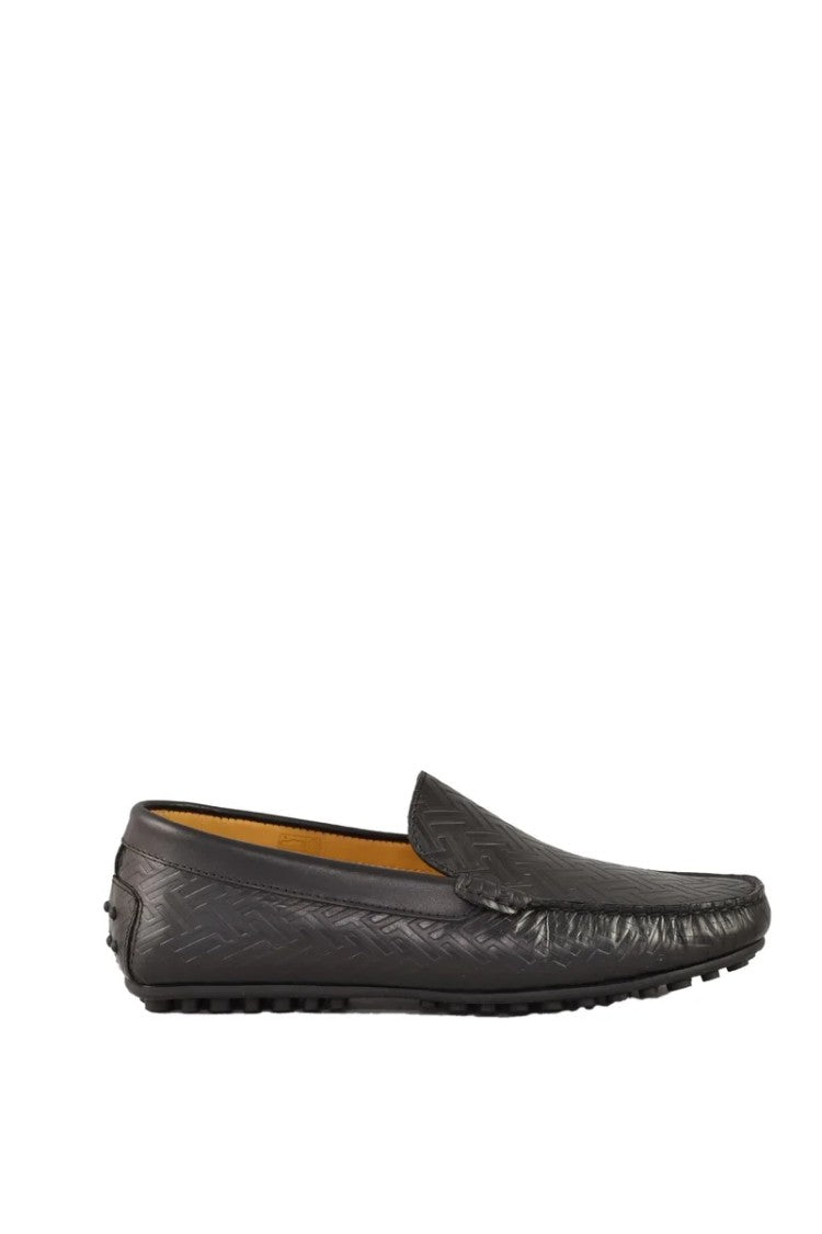 A.Testoni Men's Loafer - Black