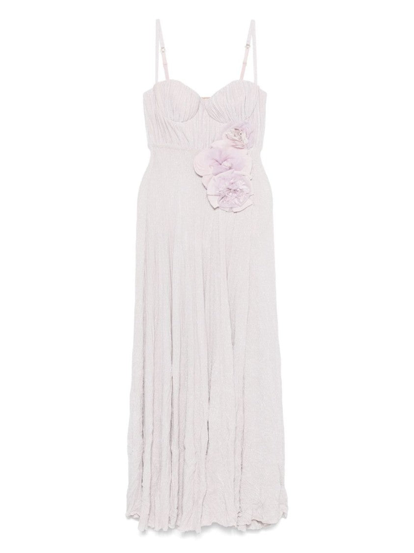 Elisabetta Franchi Maxi Dress With Fitted Bodice