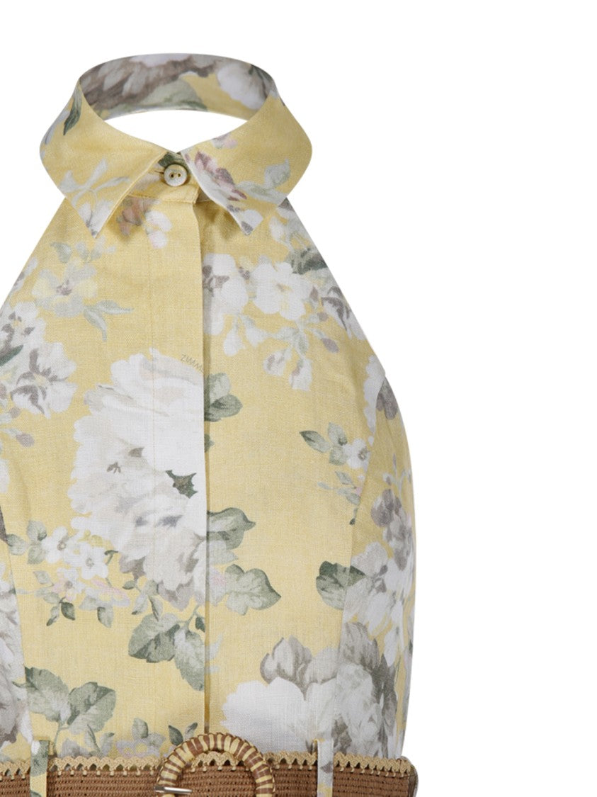 Zimmermann Acacia Halter Playsuit