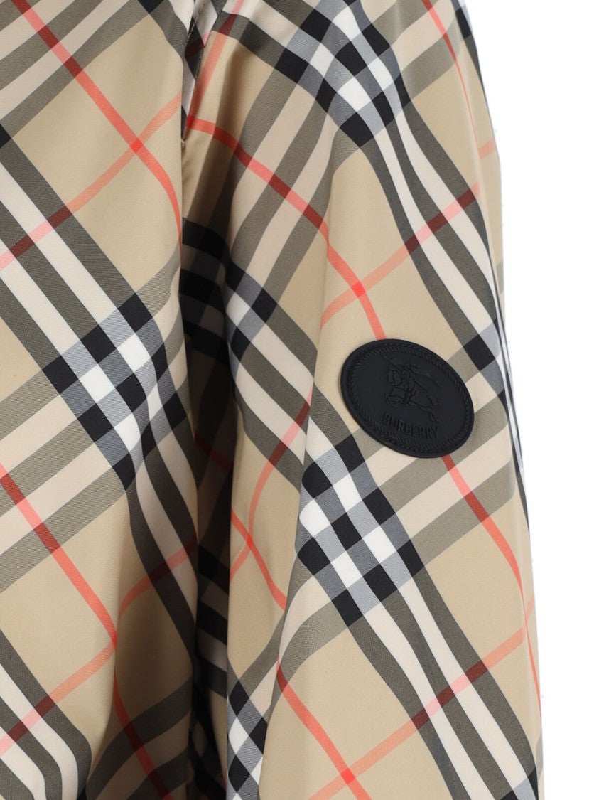 Burberry Check Waterproof Jacket – Beige