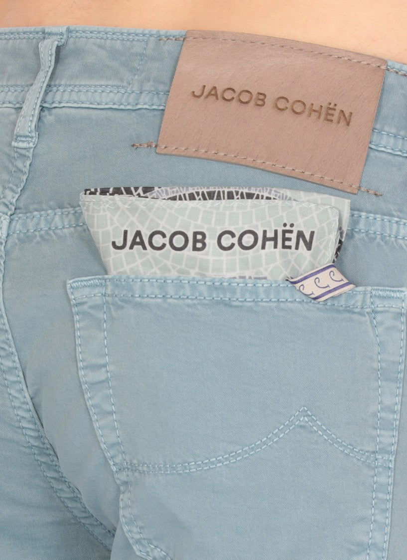 Jacob Cohen Light Blue Nick Slim Pants