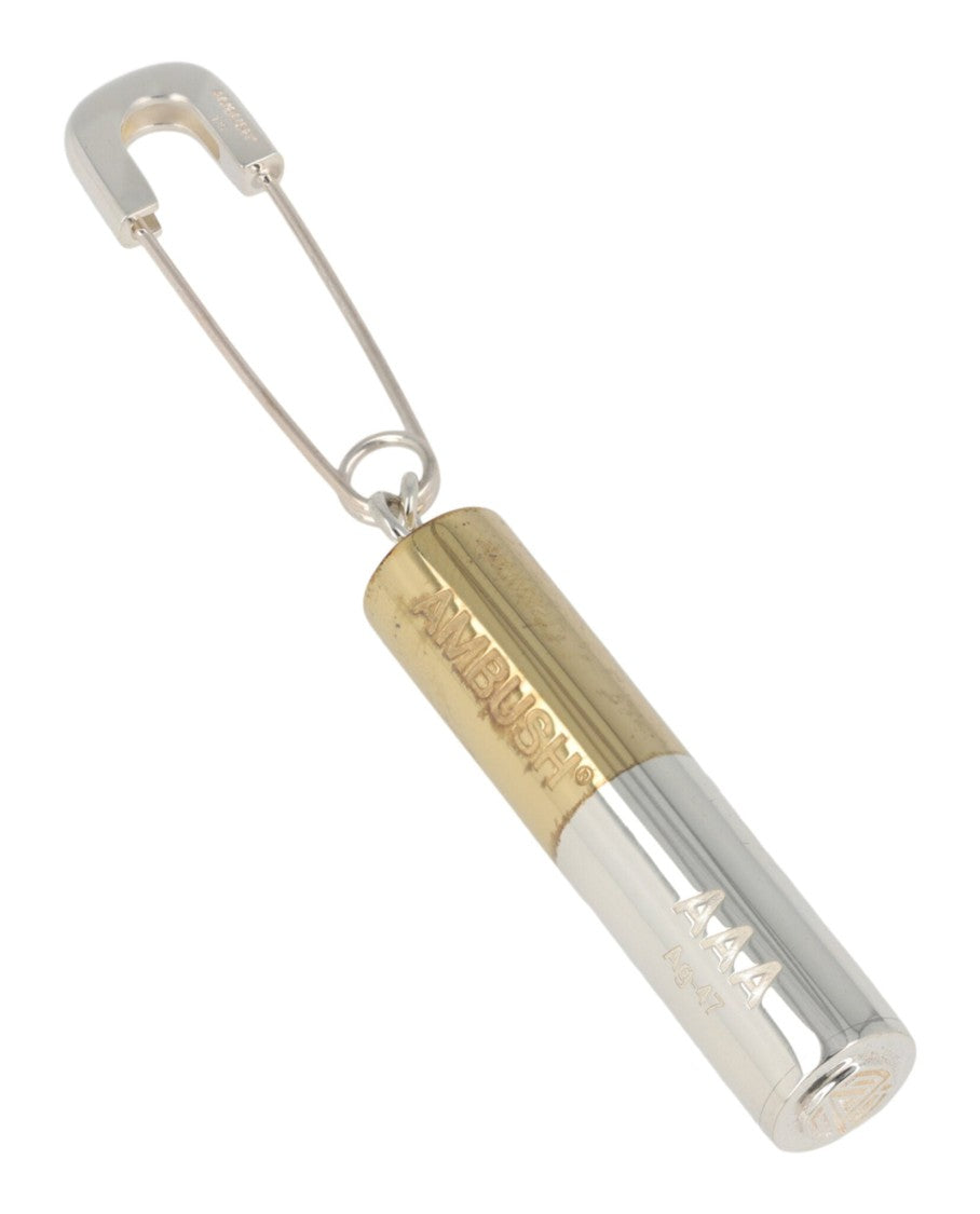 Ambush Battery Charm Single Earring With Safety Pin Detail
